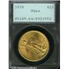 Image 1 : 1928 $20  MS64 PCGS. A choice example with frosty y