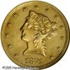 Image 1 : 1871 $10  Ten Dollar, Judd-1173 Gilt, Pollock-1315, H