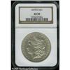 1879-CC  AU50 NGC. A pearl-gray rare date Silve