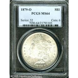1879-O  MS64 PCGS. Well struck, with silver-gra