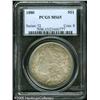 1880  MS65 PCGS. Dusky golden-gray patina with