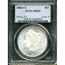 1880-CC  MS65 PCGS. Generally well detailed, sa