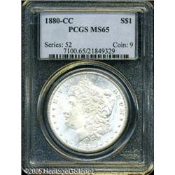 1880-CC  MS65 PCGS. A frosty Gem with a bold st