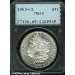 1880-CC  MS65 PCGS. Milky-white mint frost with