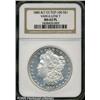 Image 1 : 1880-CC  8 Over Low 7 MS63 Prooflike NGC. VAM-6