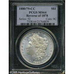 1880/79-CC  Reverse of 1878 MS64 PCGS. VAM-4. A