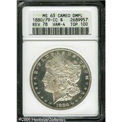 1880/79-CC  Reverse of 1878 MS63 Deep Mirror Proo