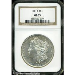 1880-S  MS65 NGC, some smoky-golden color shows