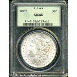 1880-S  MS65 NGC, moderately toned with some re