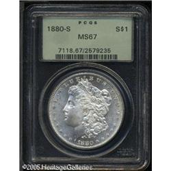1880-S  MS67 PCGS. This is a stunning Superb Ge