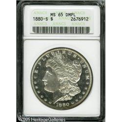 1880-S  8 Over 7 MS65 Deep Mirror Prooflike ANACS