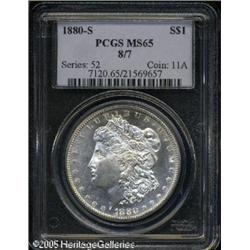 1880-S  80 Over 79 MS65 Prooflike PCGS. Essenti