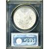 Image 2 : 1881  MS65 PCGS. Luster radiates from virtually