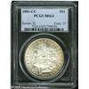 Image 1 : 1881-CC  MS63 PCGS. Well struck with bright, fr