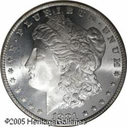 1881-CC  MS67 NGC. The low mintage (296,000 pie