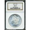 Image 1 : 1881-S  MS67 NGC. Fully struck with magically f