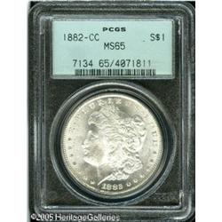 1882-CC  MS65 PCGS. Sharply struck, with near-b