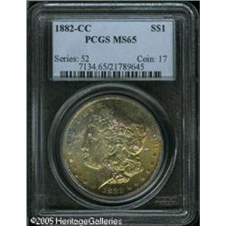 1882-CC  MS65 PCGS. Highly lustrous with frosty