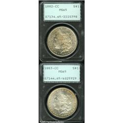 1882-CC  MS65 PCGS, slightly soft in the center