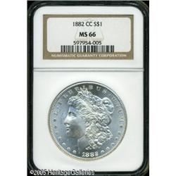 1882-CC  MS66 NGC. Brilliant and lustrous with