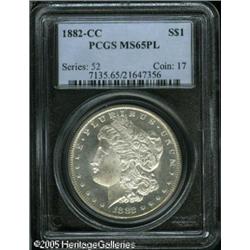 1882-CC  MS65 Prooflike PCGS. Brilliant and sha