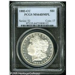 1882-CC  MS64 Deep Mirror Prooflike PCGS. Nice