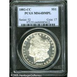 1882-CC  MS64 Deep Mirror Prooflike PCGS. A nee