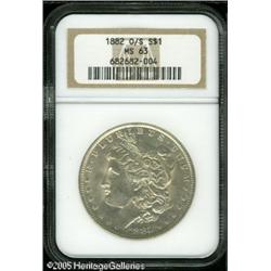 1882-O/S  MS63 NGC. VAM-4. A Top 100 Variety. O