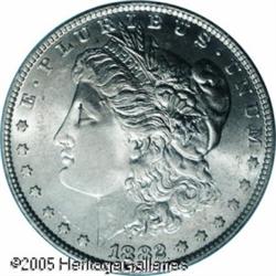 1882-O/S  MS64 PCGS. VAM-4. A Top 100 Variety.