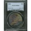 Image 1 : 1883  MS64 PCGS. An impressive blend of aqua, m
