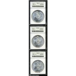 1883  MS65 ANACS, brilliant and well struck wit