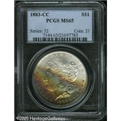 1883-CC  MS65 PCGS. The lower half of the obver
