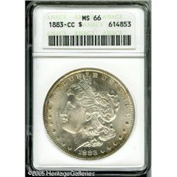 1883-CC  MS66 ANACS. Wisps of russet toning gra