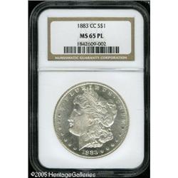 1883-CC  MS65 Prooflike NGC. Fully struck and b