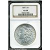 Image 1 : 1884-S  AU58 NGC. Virtually untoned surfaces re