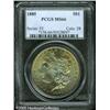 Image 1 : 1885  MS66 PCGS. Iridescent aqua and gold color