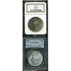 1886  MS65 NGC, iridescent multicolored obverse