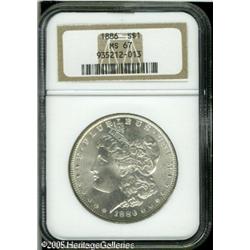 1886  MS67 NGC. This superb Gem is crisply stru