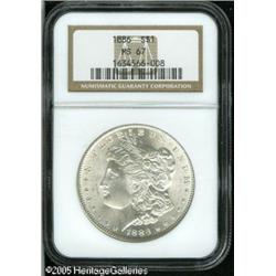 1886  MS67 NGC. Brilliant surfaces display radi