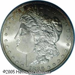 1886-S  MS66 PCGS. Ex: Larry Shapiro. Golden-br