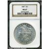 Image 1 : 1887  MS67 NGC. Brilliant surfaces are virtuall
