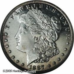 1887-O  MS65 Deep Mirror Prooflike ANACS. The f