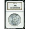 Image 1 : 1887-S  MS64 NGC. Sharply struck and satiny, wi