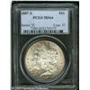 Image 1 : 1887-S  MS64 PCGS. Well struck with flashy, sem