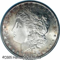1887-S  MS66 PCGS. Despite a respectable mintag
