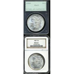 1888  MS65 PCGS, brilliant white with slight so