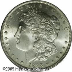 1888-O  MS66 PCGS. Striking quality varies grea