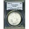 Image 3 : 1890-CC  Tail Bar MS62 PCGS. VAM-4. Top 100 Var