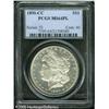 Image 3 : 1890-CC  MS64 Prooflike PCGS. A light cameo eff