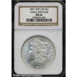 1891  MS64 NGC. VAM-2. A Top 100 Variety. Liber